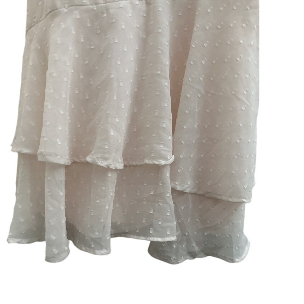 Gauzy Babydoll Slip Dress Women Large Pink Y2K 90s Coquette Twee Spring Easter - Picture 3 of 5